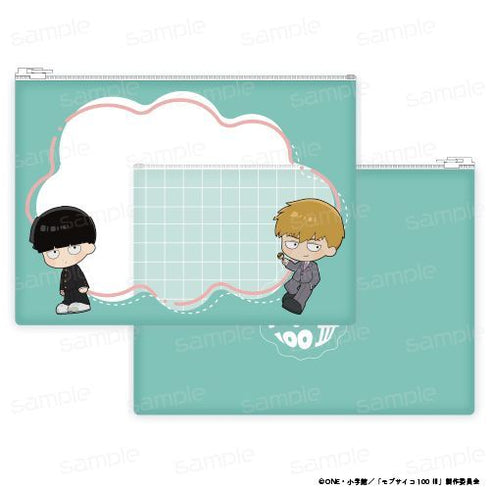 『モブサイコ100 III』ちびキャラクリアポーチ【影山 茂夫&霊幻 新隆】