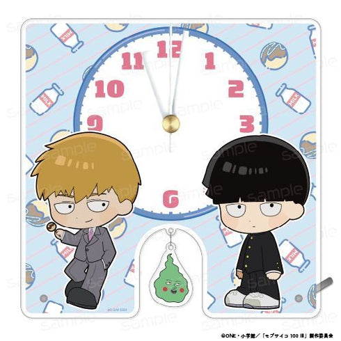『モブサイコ100 III』ちびキャラアクリル掛け時計【C】【202602再販】