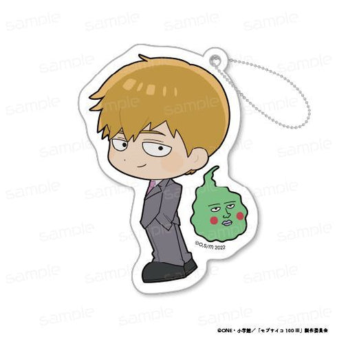 『モブサイコ100 III』蓄光アクリルキーホルダーwithエクボ【霊幻 新隆】【202602再販】