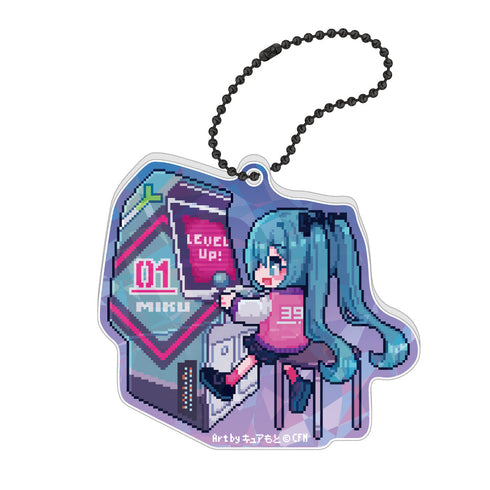 『39Culture』2025 RETRO ホログラムアクリルキーホルダー 初音ミク