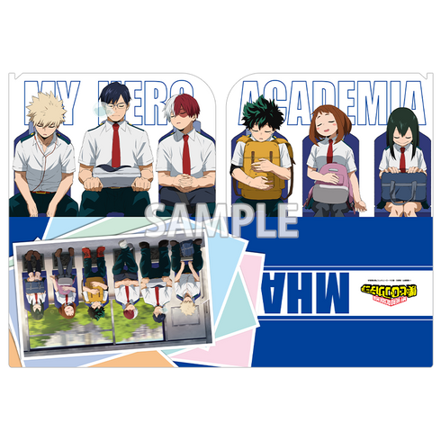 『僕のヒーローアカデミア』見開きクリアファイル HEROES NAP