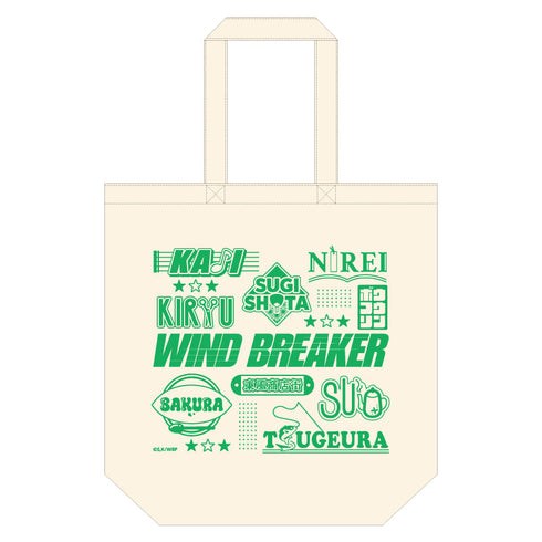 『WINDBREAKER』WIND BREAKER お買い物トートバッグ 商店街のお手伝いデフォルメ