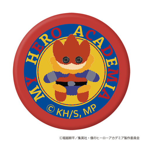 『僕のヒーローアカデミア』刺繍缶ミラー 編め!あみぐるみ モチーフ (エンデヴァー)