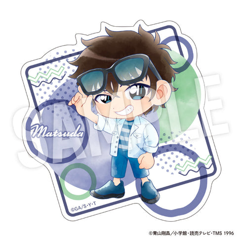 『名探偵コナン』ダイカットクリアステッカー Seasideデフォルメ (松田 陣平)