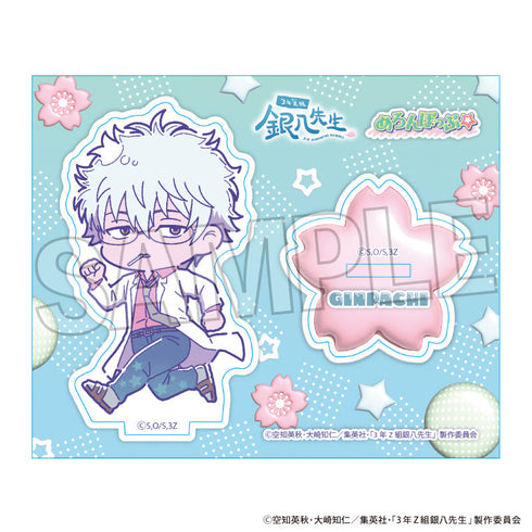 "3rd Year Class Z: Mr. Ginpachi" Acrylic Stand Plate Melon Pop☆ Sakata Ginpachi