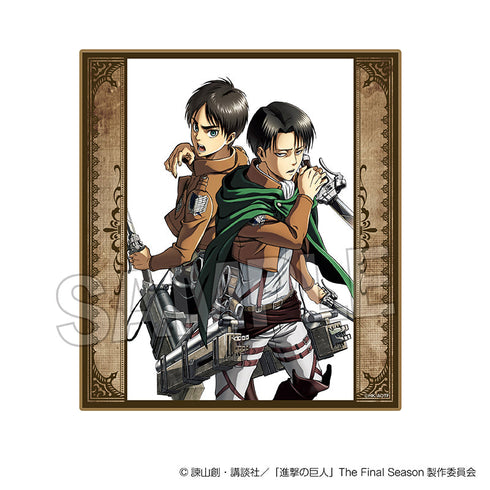 『進撃の巨人』色紙 C