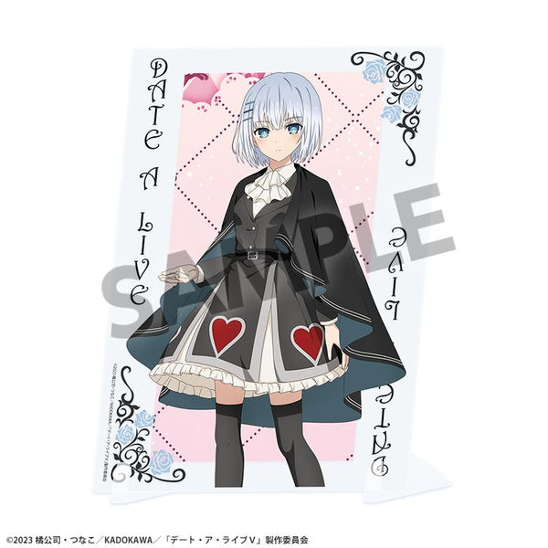 Date A Live V Original Visual Acrylic Plate: Tobiichi Origami - Alice in Wonderland Ver.