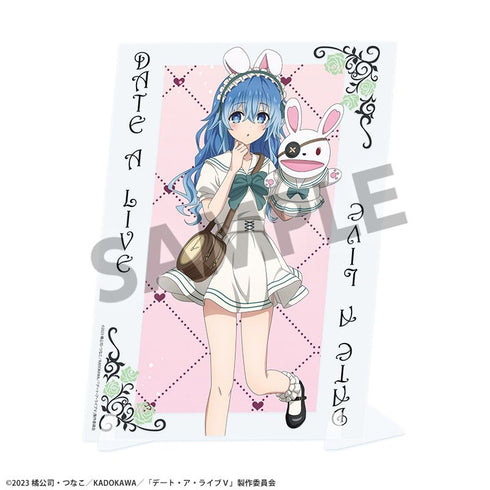 Date A Live V Original Visual Acrylic Plate: Yotsuno Alice in Wonderland Ver.