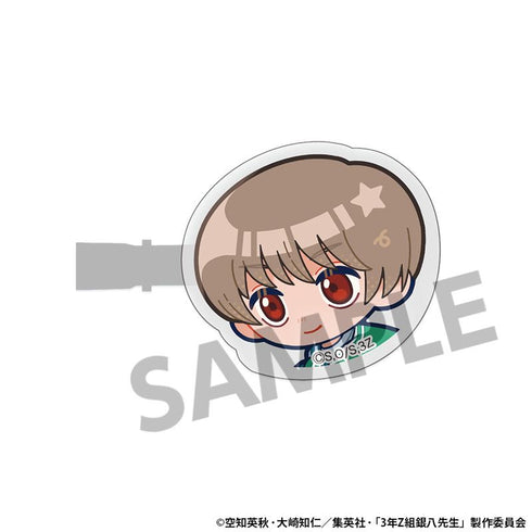 Mr. Ginpachi of Class 3-Z Acrylic Hair Clip Sogo Okita