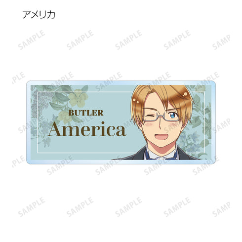 Hetalia World★Stars Original Illustration Butler Ver. Trading Acrylic Nameplate BOX