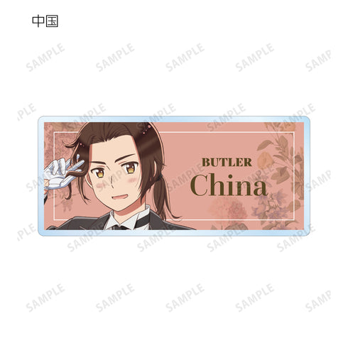 Hetalia World★Stars Original Illustration Butler Ver. Trading Acrylic Nameplate BOX