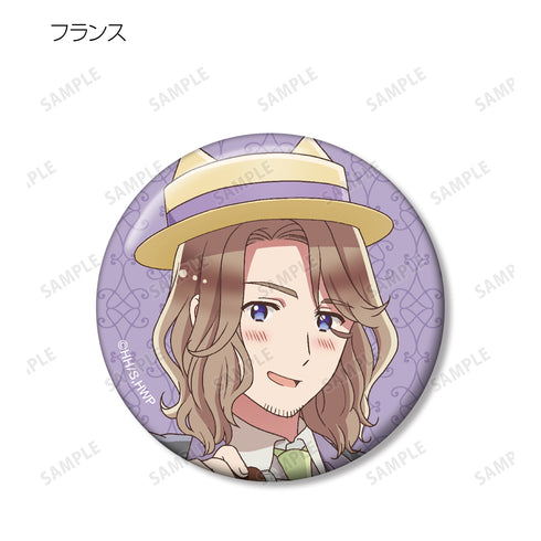 『ヘタリア World★Stars』描き下ろしイラスト 遊園地ver. トレーディング⽸バッジ BOX