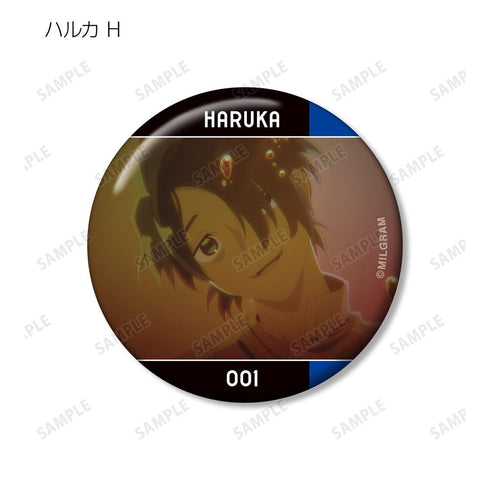 『MILGRAM -ミルグラム-』トレーディング MV 缶バッジ ハルカ『全知全悩』(単位/BOX)【202601再販】