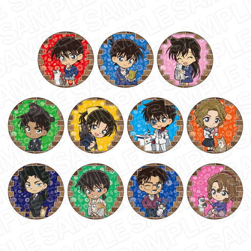 『名探偵コナン』 カンバッジ(ブラインド) デフォルメねこ ver.3 セット