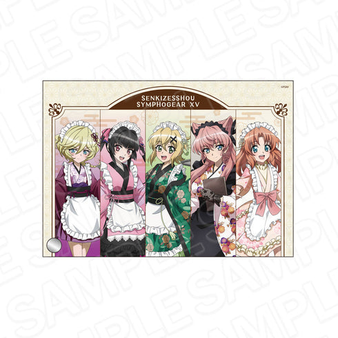 『戦姫絶唱シンフォギアXV』ミニアクリルアート マリア&調&切歌&セレナ&キャロル レトロカフェ ver.