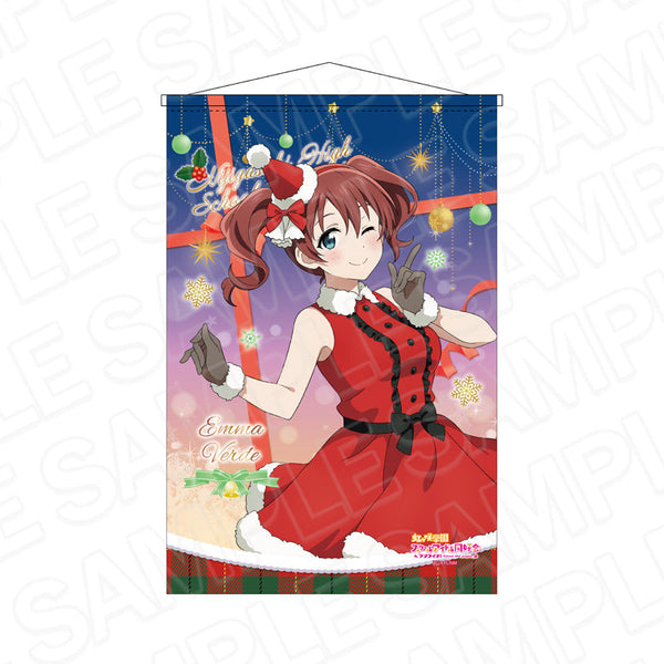 『LoveLive! Nijigasaki High School Idol Club』B2 Lamé Tapestry Emma Verde Santa-Style Outfit ver.
