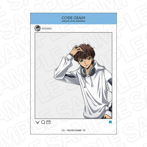 『コードギアス 反逆のルルーシュ』SNS風アクリルフレーム スザク Street ver.