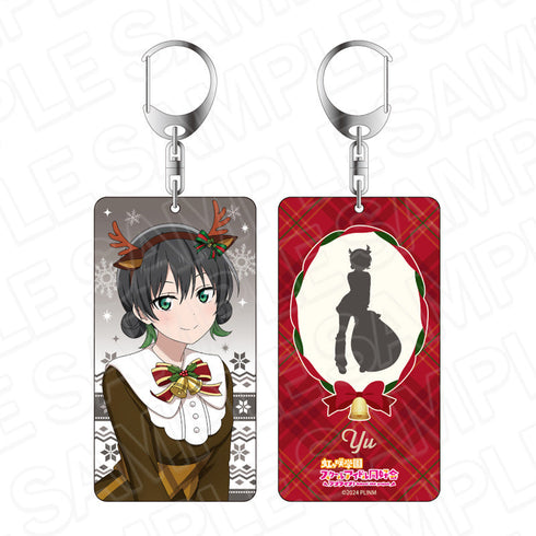 『ラブライブ!虹ヶ咲学園スクールアイドル同好会』両面キーホルダー 高咲 侑 トナカイ風衣装 ver.