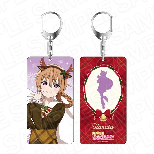 『ラブライブ!虹ヶ咲学園スクールアイドル同好会』両面キーホルダー 近江彼方 トナカイ風衣装 ver.