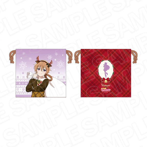 『ラブライブ!虹ヶ咲学園スクールアイドル同好会』サテン巾着 近江彼方 トナカイ風衣装 ver.