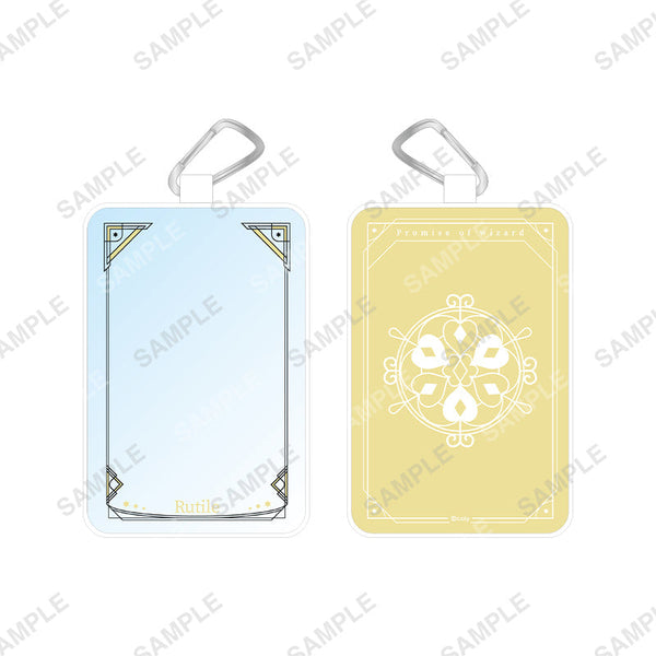 The Magician's Promise Clear Pouch with Carabiner - Rutile