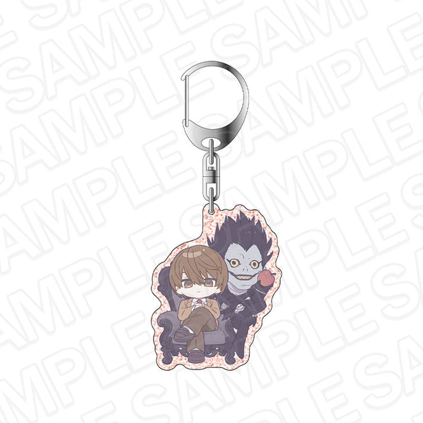 『DEATH NOTE』Glitter Keychain: Light Yagami & Ryuk Chibi ver.