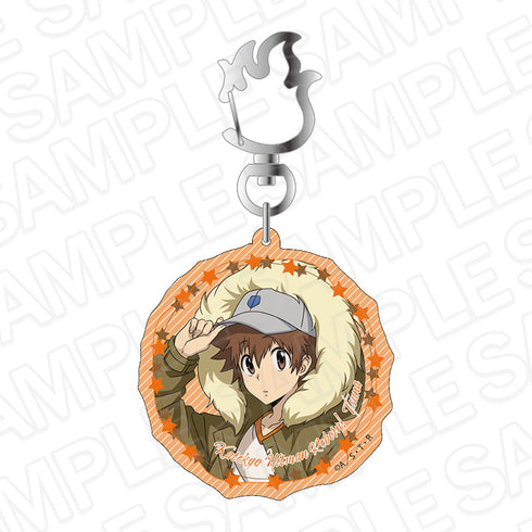 『家庭教師ヒットマンREBORN!』ホログラムキーホルダー 沢田 綱吉 匣アニマル ver.