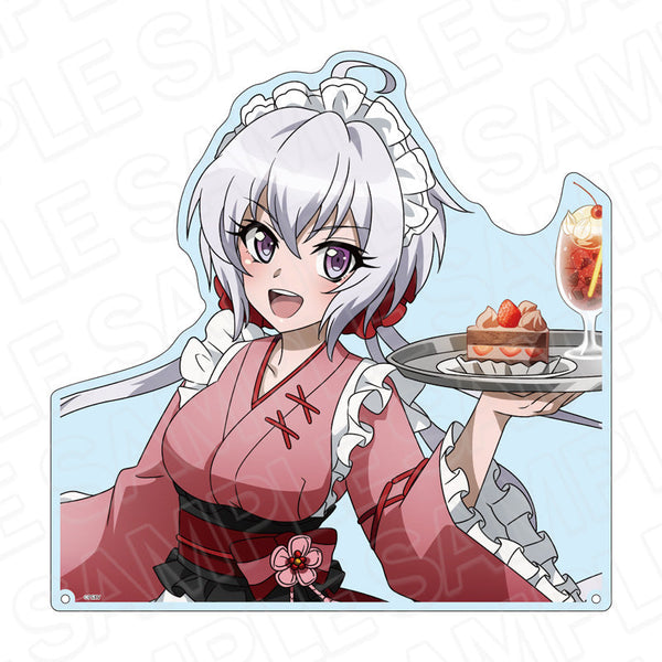 『戦姫絶唱シンフォギアXV』特大ダイカットアクリルボード 雪音 クリス レトロカフェ ver.