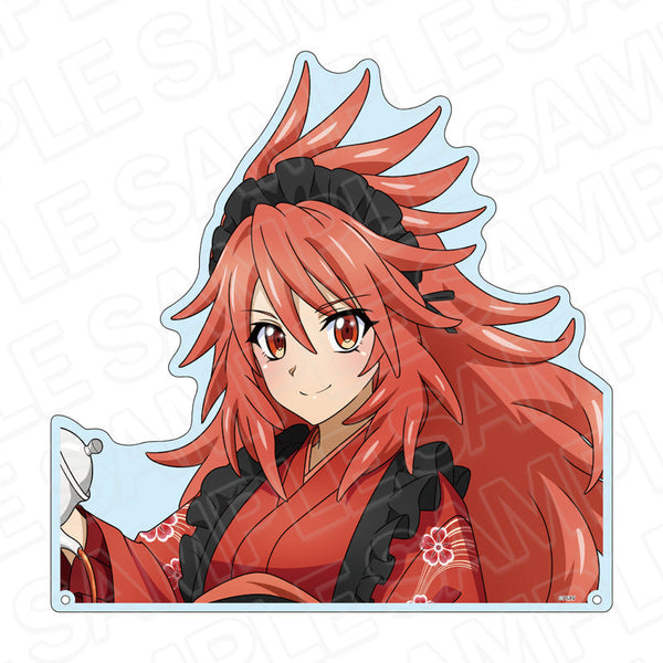 『戦姫絶唱シンフォギアXV』特大ダイカットアクリルボード 天羽 奏 レトロカフェ ver.