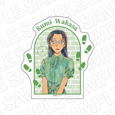 Detective Conan Die-Cut Sticker PALE TONE series Rumi Wakasa vol.6