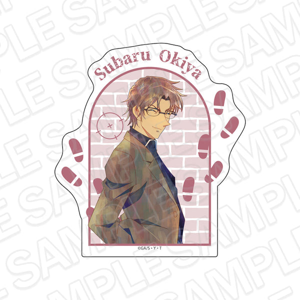 Detective Conan Die-Cut Sticker PALE TONE series Subaru Okiya vol.6