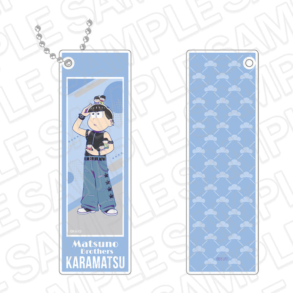 『おそ松さん』フォトグレイキーホルダー カラ松 ぬいと一緒 ver.