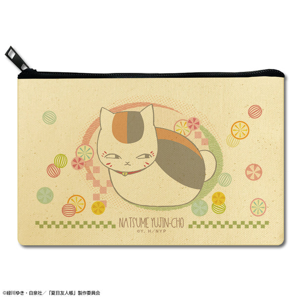 『夏目友人帳』フラットポーチ デザイン01(ニャンコ先生/A)【202602再販】