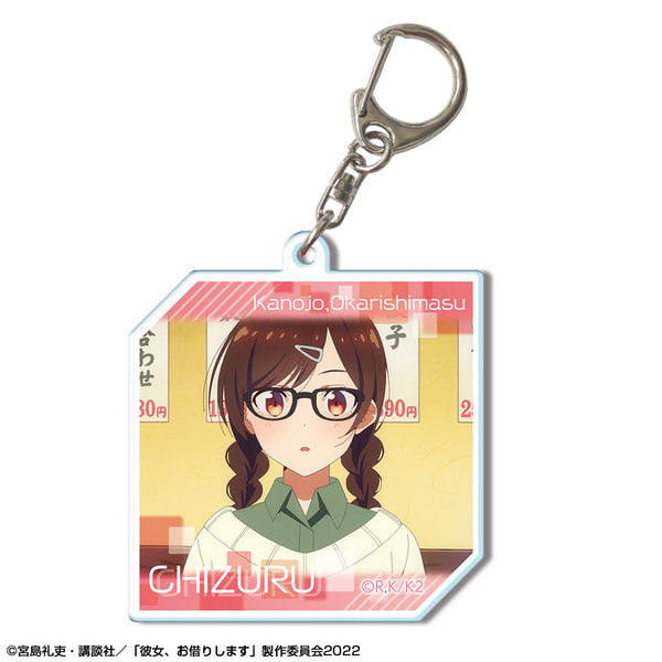 『彼女、お借りします』アクリルキーホルダー Ver.2 デザイン02(水原千鶴/B)【202507再販】