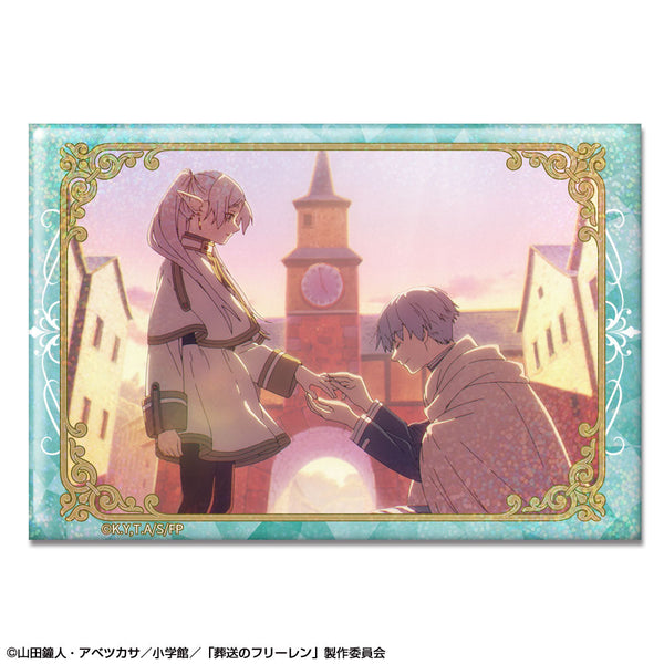 『葬送のフリーレン』ホログラム缶バッジ Ver.2 デザイン30(フリーレン&ヒンメル)【202602再販】