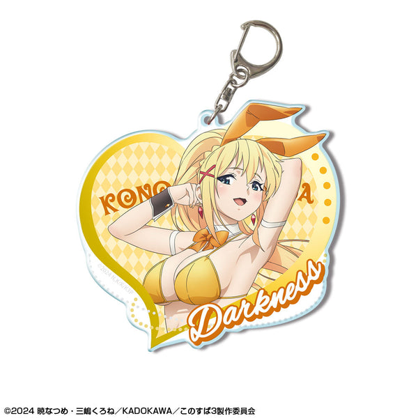 『この素晴らしい世界に祝福を!34』この素晴らしい世界に祝福を!3 ビッグアクリルキーホルダー デザイン03(ダクネス/バニー風水着ver.)【描き下ろし】【202601再販】