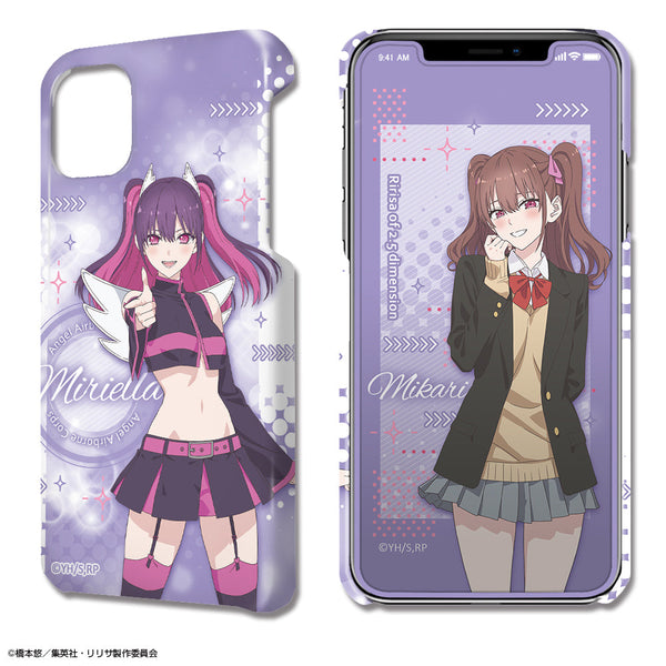 『2.5次元の誘惑』デザジャケット iPhone 12/12 Pro ケース&保護シート デザイン02(橘美花莉/ミリエラ 天使空挺隊)