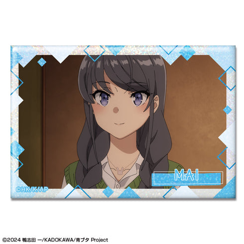 『青春ブタ野郎はサンタクロースの夢を見ない』ホログラム缶バッジ デザイン05(桜島麻衣/E)【202601再販】