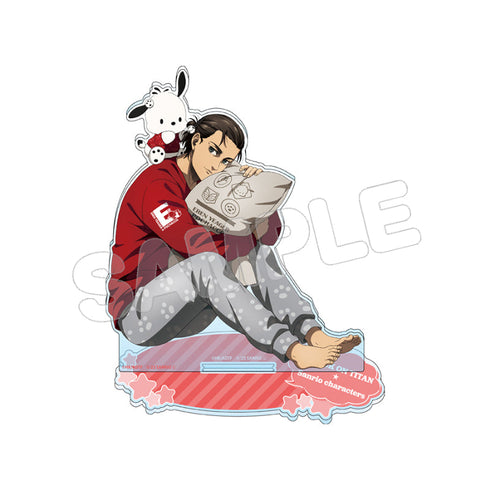 『進撃の巨人×サンリオキャラクターズ』4 アクリルスタンド エレン×ポチャッコ