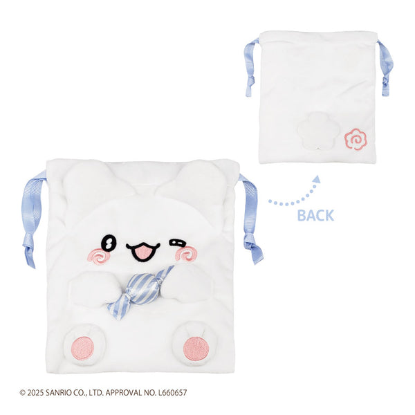 『はなまるおばけ』もふもふ巾着