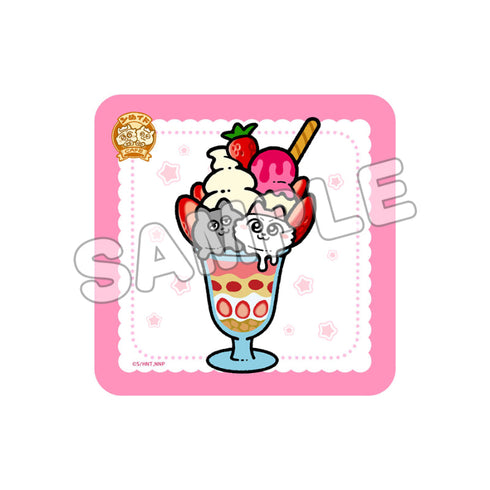 『ンめねこ』ミニハンドタオル ンめンめパフェ