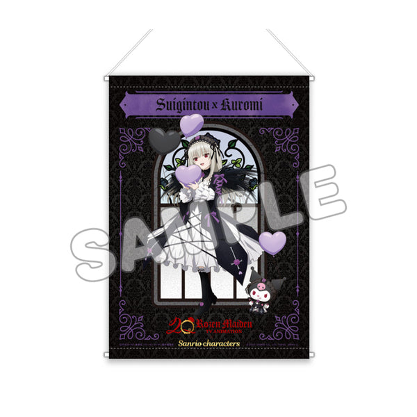 『ローゼンメイデン×サンリオキャラクターズ』B3タペストリー 水銀燈×クロミ