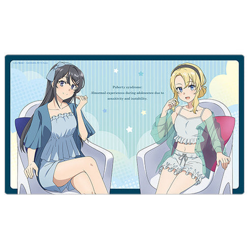『青春ブタ野郎はランドセルガールの夢を見ない』描き下ろしラバーマット(桜島麻衣&豊浜のどか/ルームウェア)