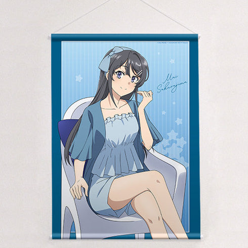 『青春ブタ野郎はランドセルガールの夢を見ない』描き下ろしB2タペストリー(桜島麻衣/ルームウェア)Wスエード