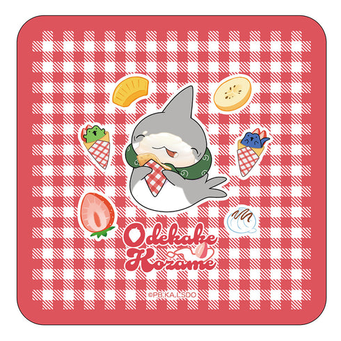 『おでかけ子ザメ』描き下ろしハンドタオル(クレープ)