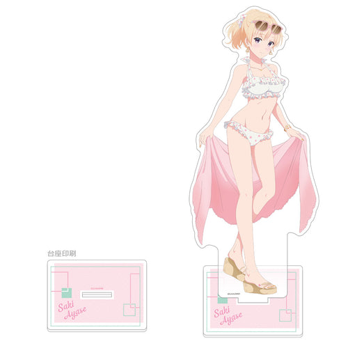 『Sister-in-Law Life』 Newly Drawn Extra-Large Acrylic Stand Ayase Saki / Swimsuit