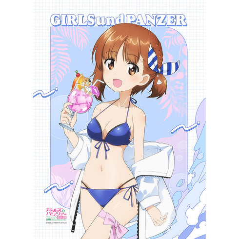 『ガールズ&パンツァー 最終章』描き下ろしB2タペストリー(西住みほ/リゾート水着)
