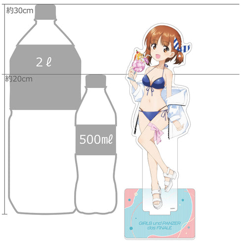 『ガールズ&パンツァー 最終章』描き下ろし特大アクリルスタンド(西住みほ/リゾート水着)