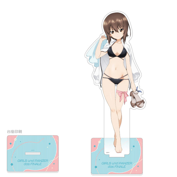 『ガールズ&パンツァー 最終章』描き下ろし特大アクリルスタンド(西住まほ/リゾート水着)