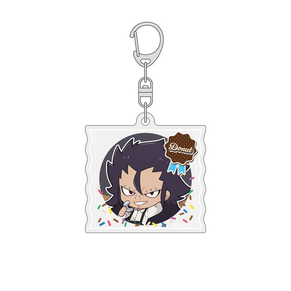 『FAIRY TAIL 100年クエスト』アクリルキーホルダー (ガジル/ドーナツ)